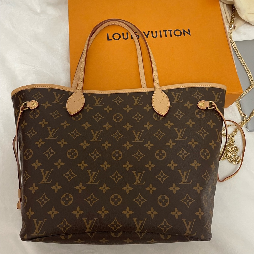 Authentic Louis Vuitton Neverfull MM.